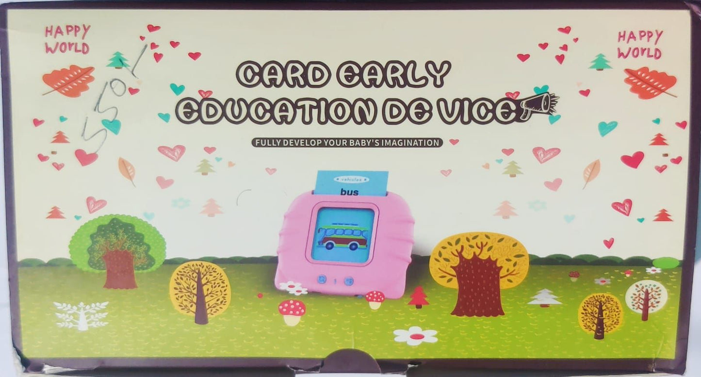 Talking Flash Cards Educational Toy | Early Education Learning Device