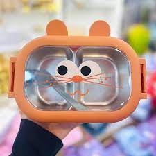 Stainless Steel Lunch Box โ Cute Cat Edition ๐พ