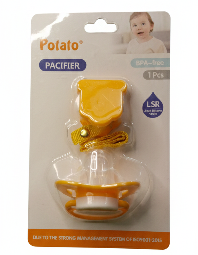 Baby Soother with Clip holder - Potato