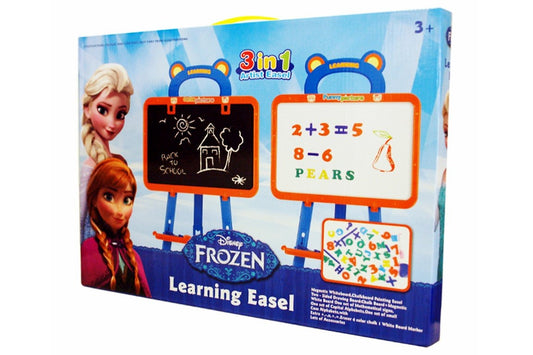 Children 3 in 1 Learning Easel Double Sided Drawing Board Magnetic Boards Set
