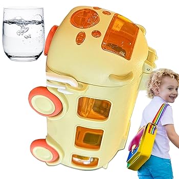 🚌 Cute Bus Shape Water Bottle – Fun, Safe & Easy to Carry