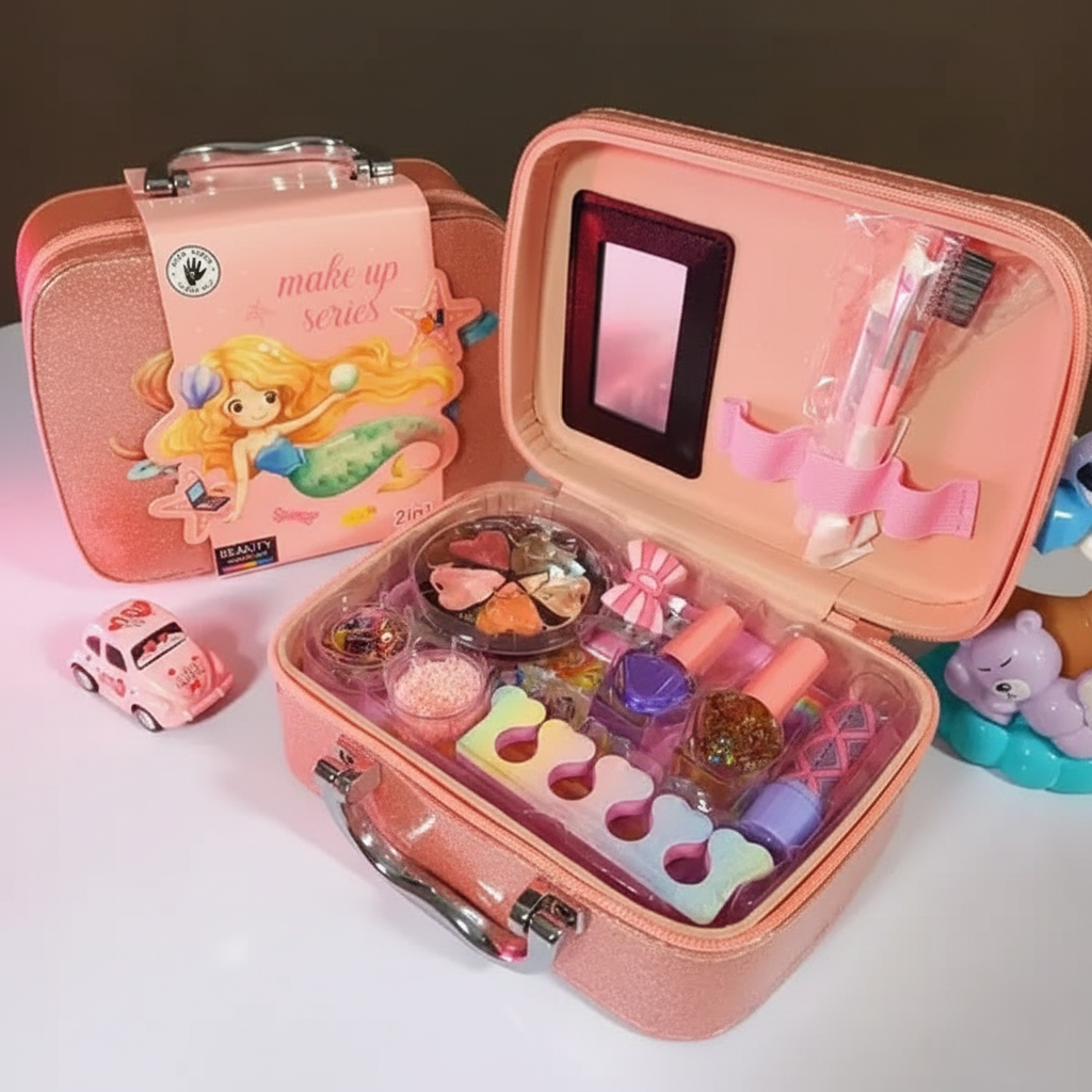 Fairy Princess Makeup Fashion Beauty Pretend Playset Toy For Kids Mermaid