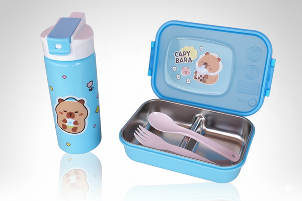 Bento Lunch Box & Water Can (Deal)