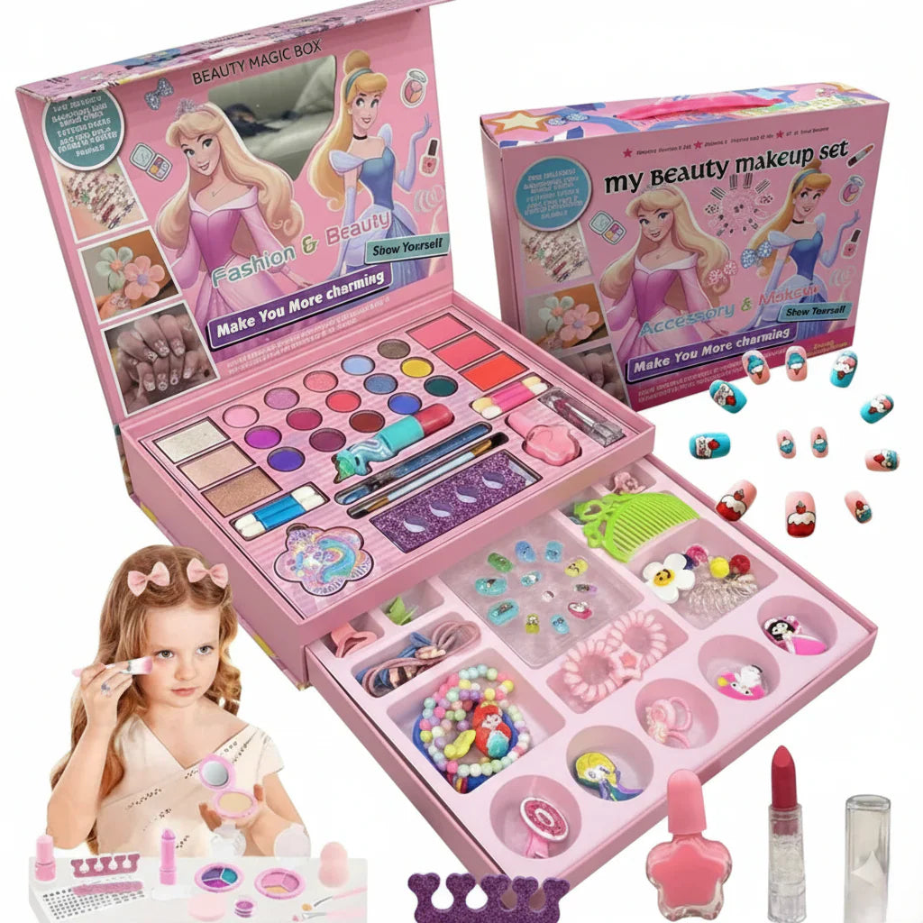 Princess Makeup Box Set – With Hair Accessories