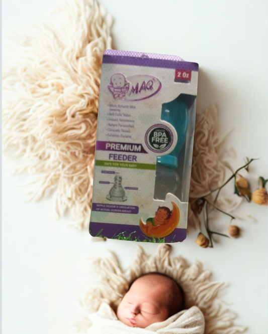 MAQ 2 oz Premium Feeder – Natural & Safe Feeding Solution 🍼