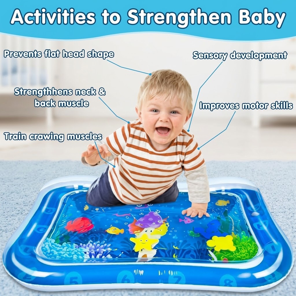 Baby Toddler Activity Water Play Gym Leakproof