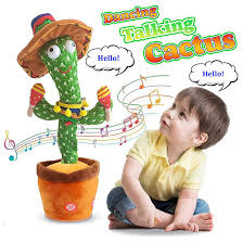 Dancing Cactus|Dancing Cactus Toy|Rechargeable Dancing Toy With Recording