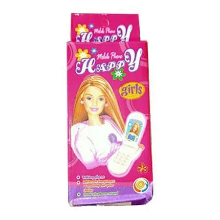 Kids Barbie Pretend Phone Toy Light and Music Toddler Play