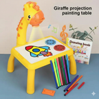 Kids Painting & Drawing Projector Table Set