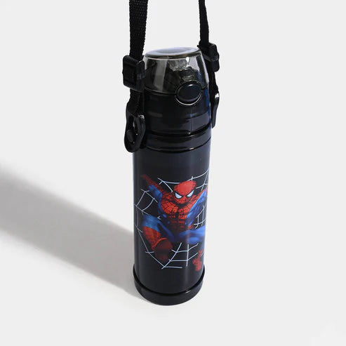 Spiderman Stainless Steel Straw Water Bottle