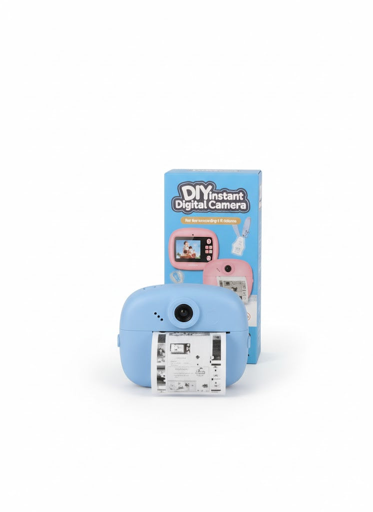 Kids Digital Camera Toy 12MP with Selfie Mode, Instant Print, Photos, Music and Videos Games