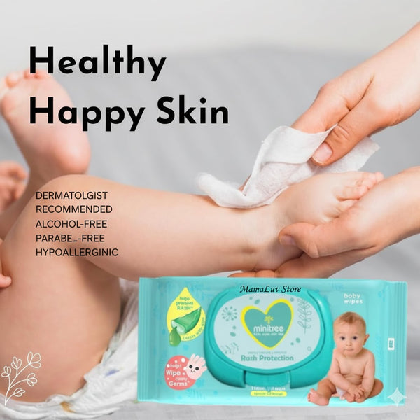 MiniTree Baby Wipes With Special Lid 1PC