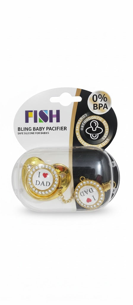 Fancy Baby Soother with Clip holder