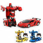 Rc Transformer Lamborghini Car Toy Remote Control Rechargeable 2 IN 1 Robot Car